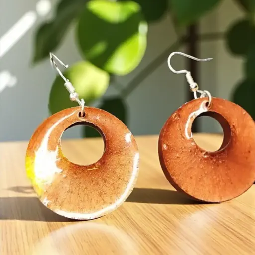 Crystalline Red Earrings