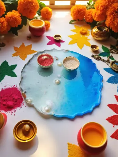 Beautiful Blue Sea Platter